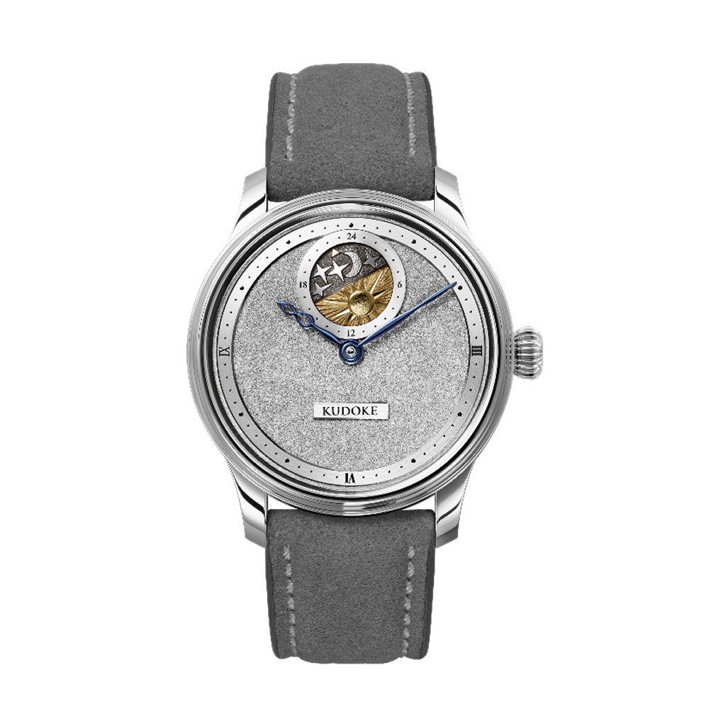 Kudoke 2 Tremblage White Rhodium White / Silver / Black / Blue / Gold Dial Straps