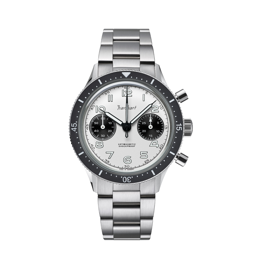 Hanhart 415 ES Panda 39mm / Bracelet