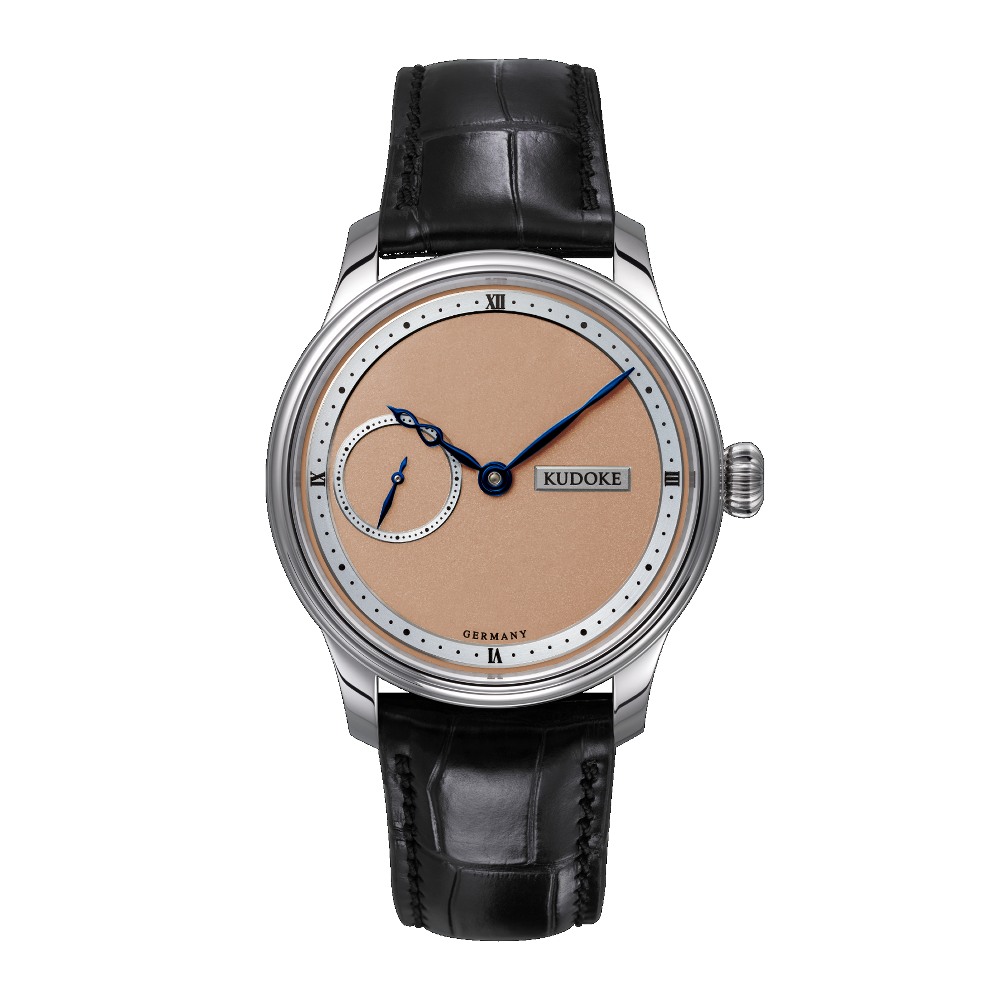 Kudoke 1 Salmon Salmon / Silver / White / Black / Blue Dial Straps