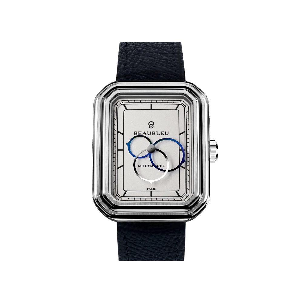 Beaubleu Alba White/Blue Dial Straps