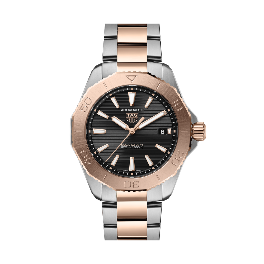TAG Heuer TAG Heuer Aquaracer Professional 200 Solargraph - 40 mm - WBP1121.BB0003 Black Dial Straps