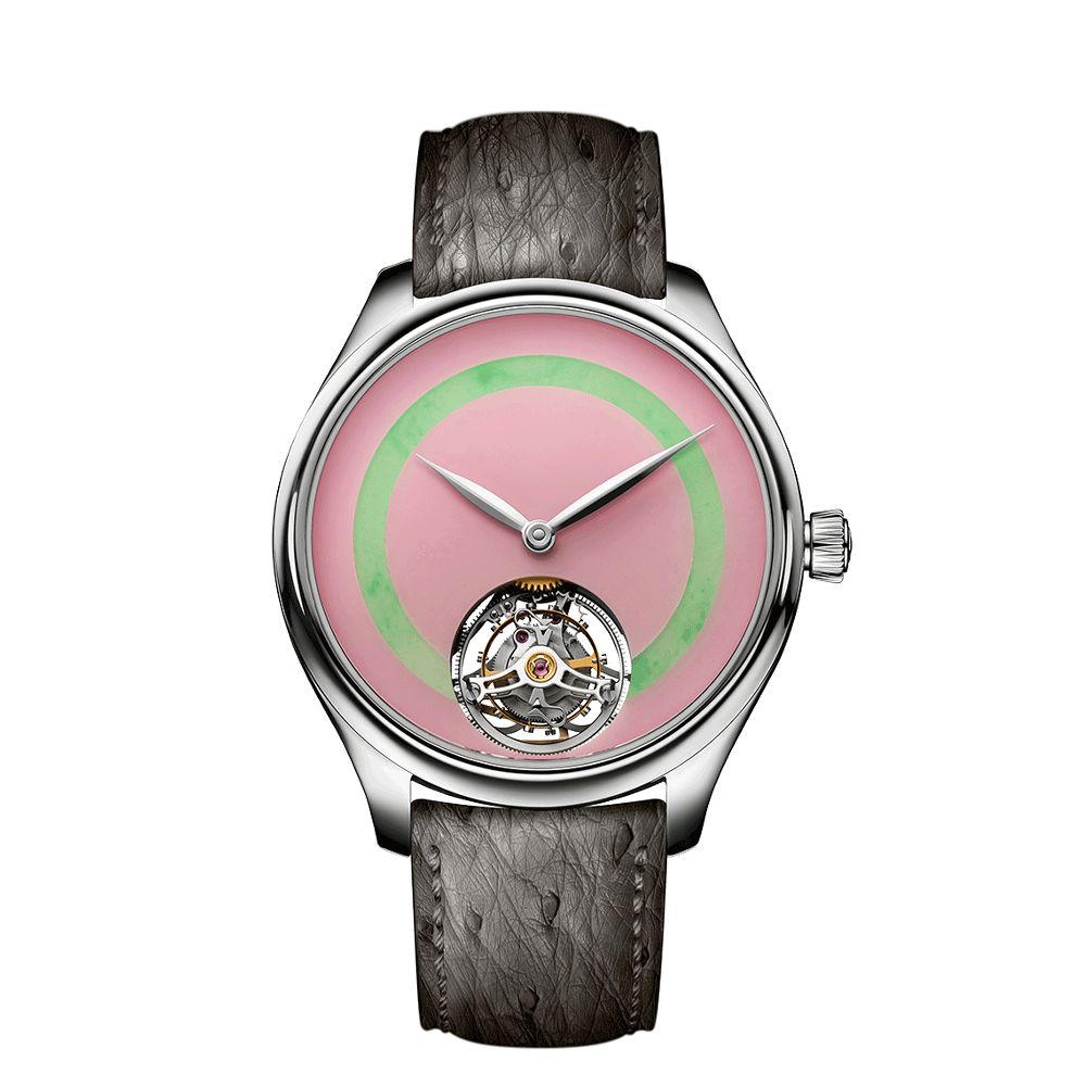 H. Moser & Cie Endeavour Tourbillon Concept POP Pink Opal and Burmese Jade