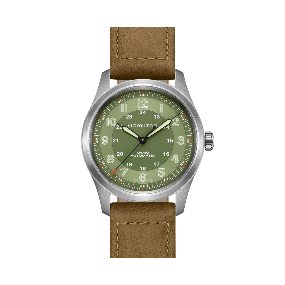 Hamilton Khaki Field Titanium Auto 38 / Green