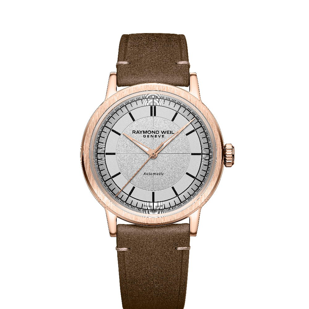 Raymond Weil Millesime Automatic Central Seconds Silver Silver Dial Straps