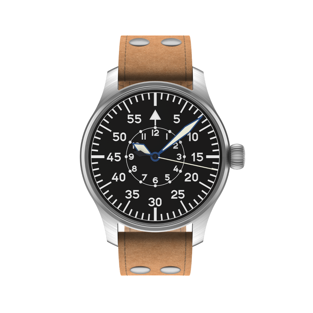 Stowa Stowa Flieger Klassik 40 Baumuster B Black Dial Straps