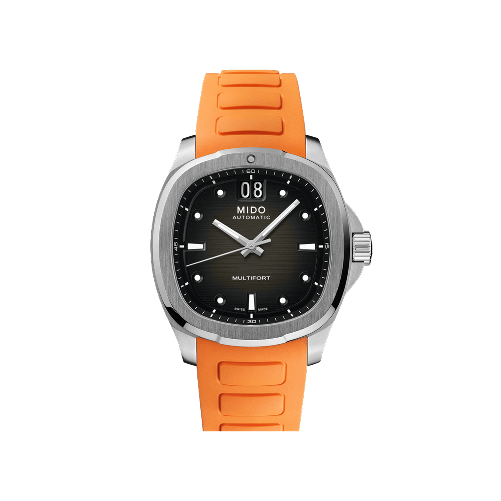 Mido Multifort TV Big Date Grey Dial Straps