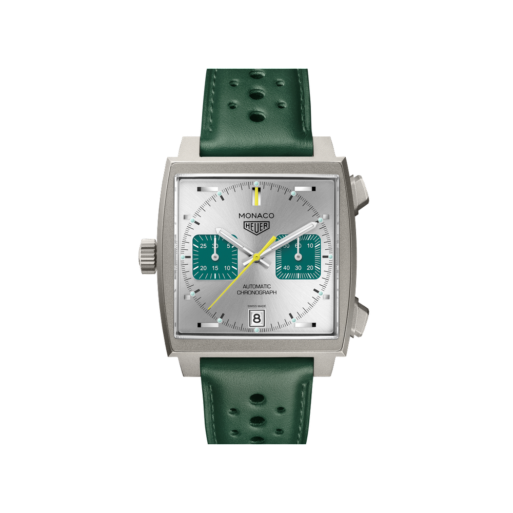TAG Heuer TAG Heuer Monaco Chronograph Racing Green - 39 mm - CAW218E.FC6565