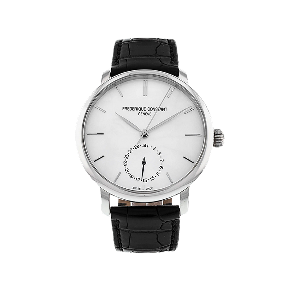 Frederique Constant Slimline Date Silver