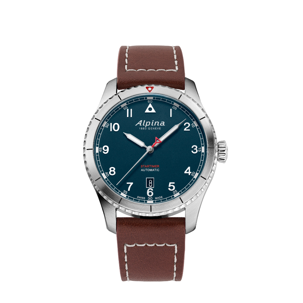 Alpina Pilot Automatic Blue Dial Straps