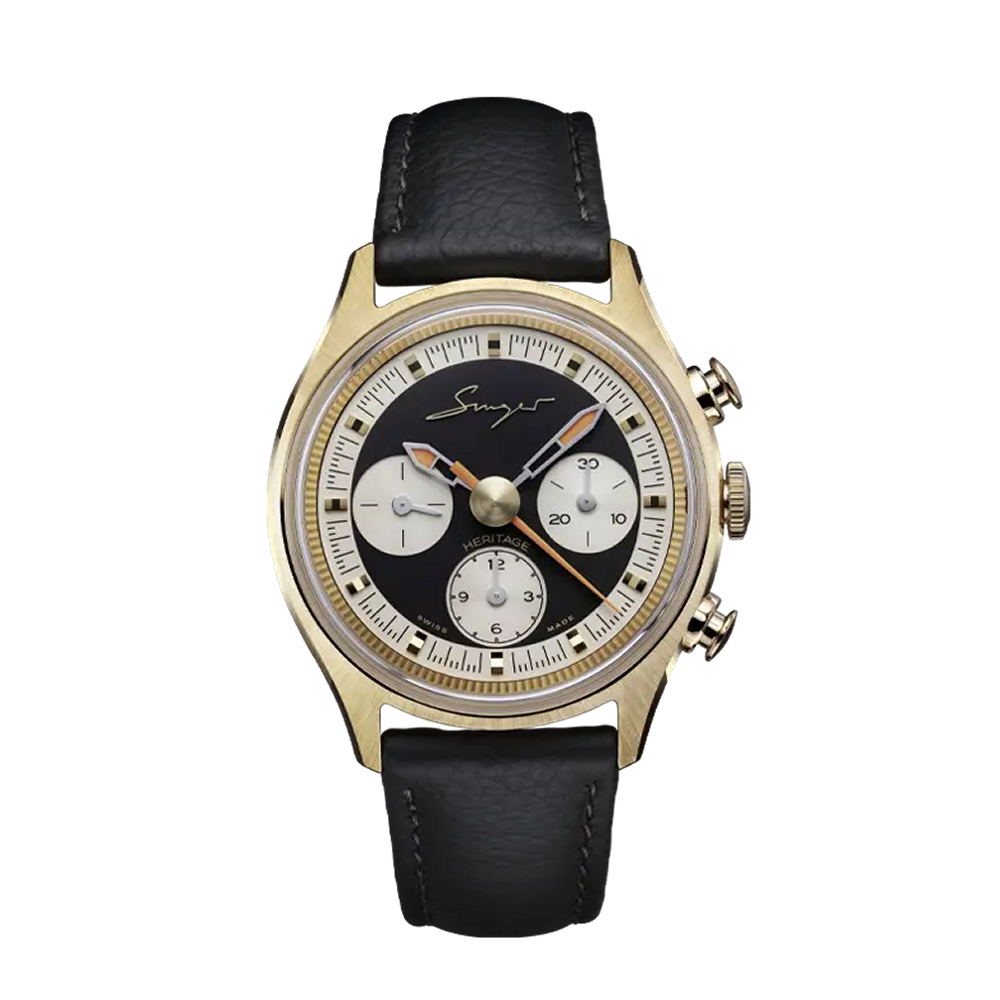 Singer Reimagined V72 Black Yellow Gold