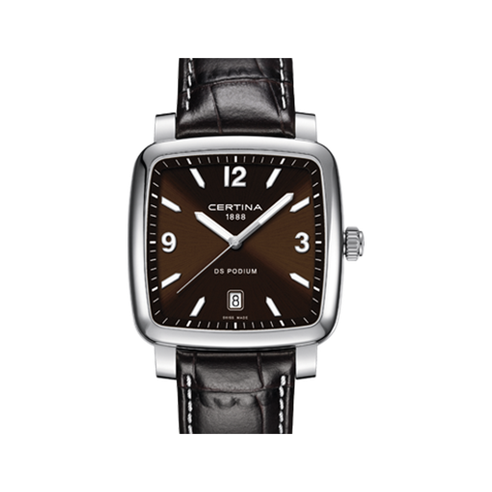 Certina DS Podium Square Brown