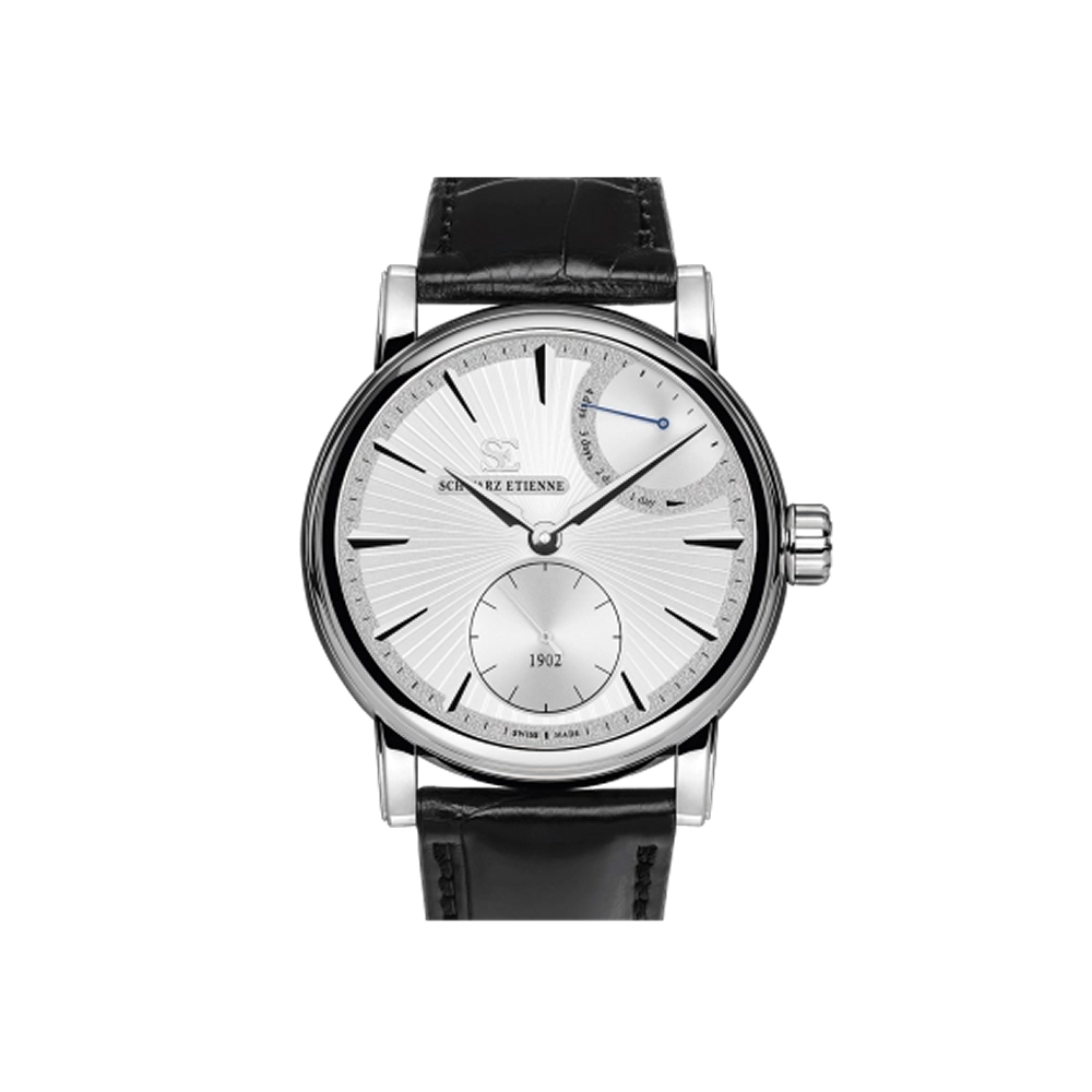Schwarz Etienne Roma Power Reserve Stainless Steel / Silver