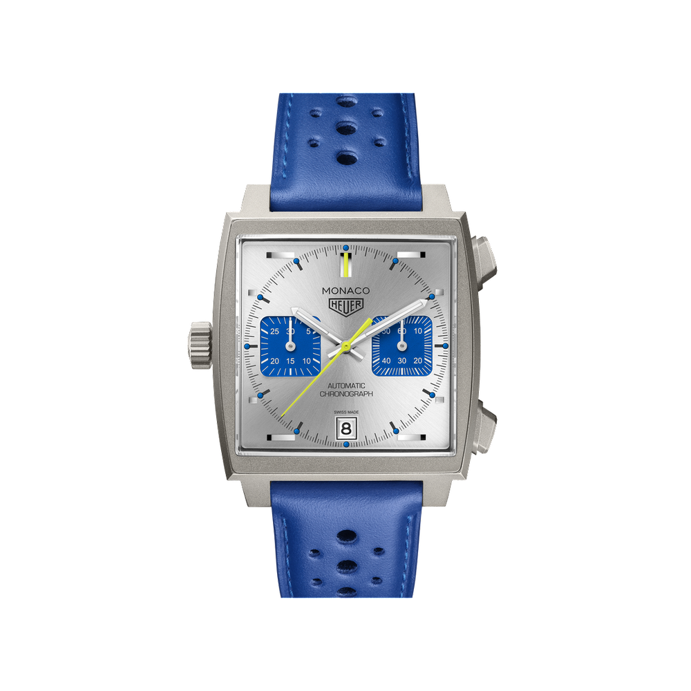TAG Heuer TAG Heuer Monaco CHRONOGRAPH FRENCH RACING BLUE - 39 mm - CAW218C.FC6548