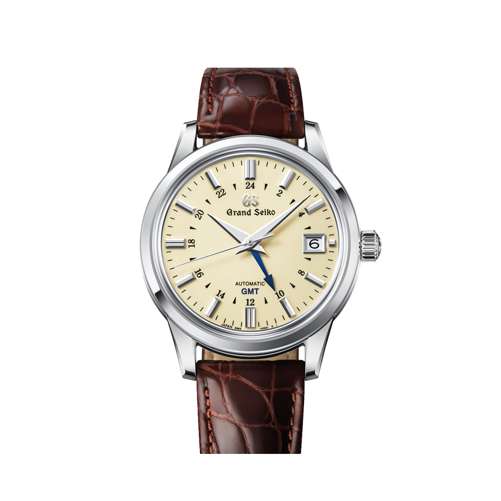 Grand Seiko Mechanical GMT Natural/Cream Dial Straps