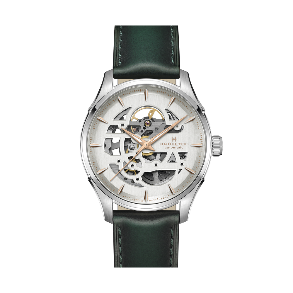 Hamilton Jazzmaster Skeleton Auto 40 Stainless Steel / Silver