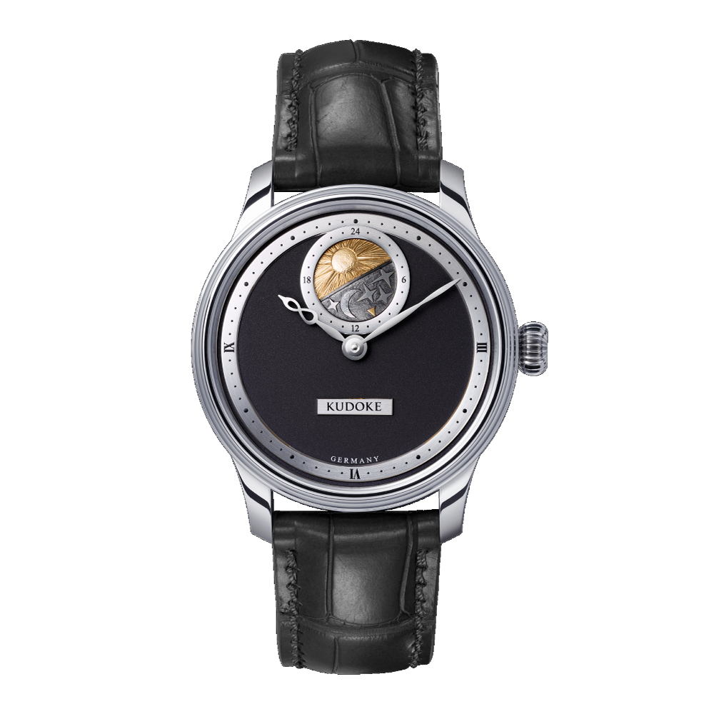 Kudoke 2 Black Grey / Black / White / Silver / Gold Dial Straps