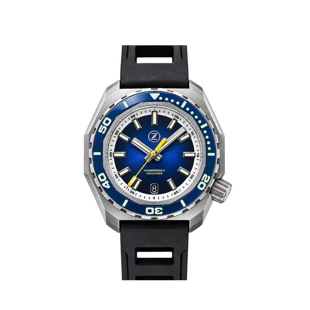 Zelos Zelos Hammerhead 2 1000m Steel 'Midnight Blue' ETA2892