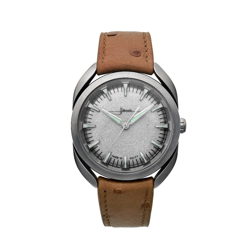 Holthinrichs White Rhodium Silver Dial Straps