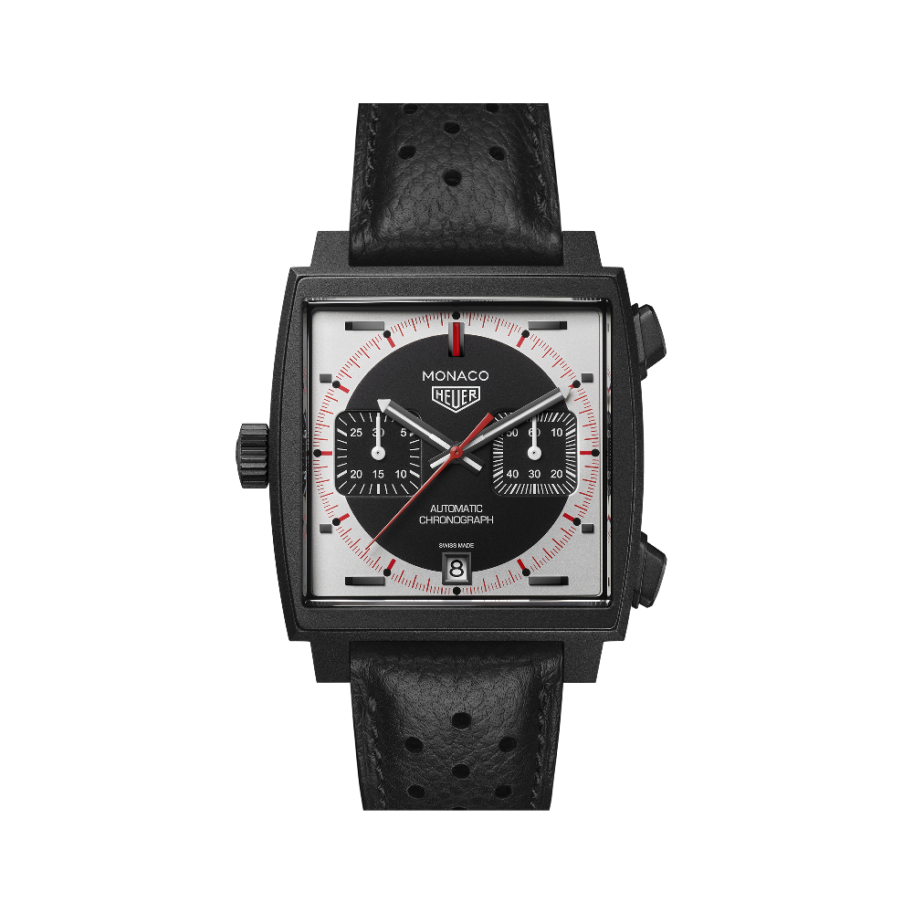 TAG Heuer TAG Heuer Monaco Chronograph Stopwatch - 39 mm - CAW218F.FC6356