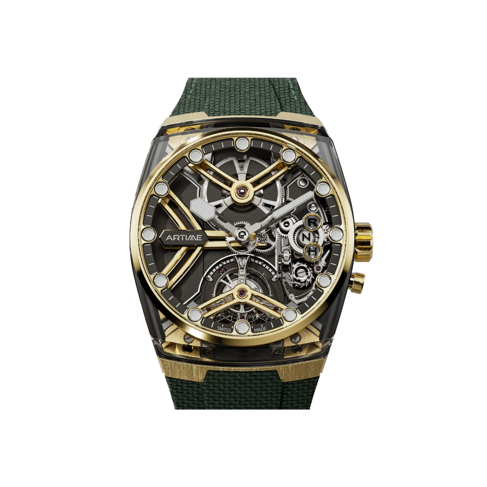 Artime ART03-3N Tourbillon Skeletonised/Openwork Dial Straps