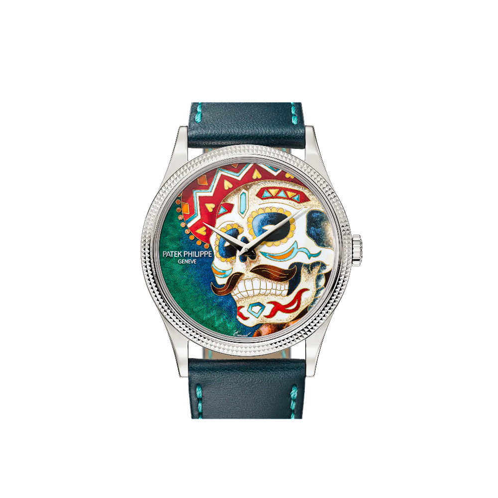 Patek Philippe Man with a Mustache White Gold
