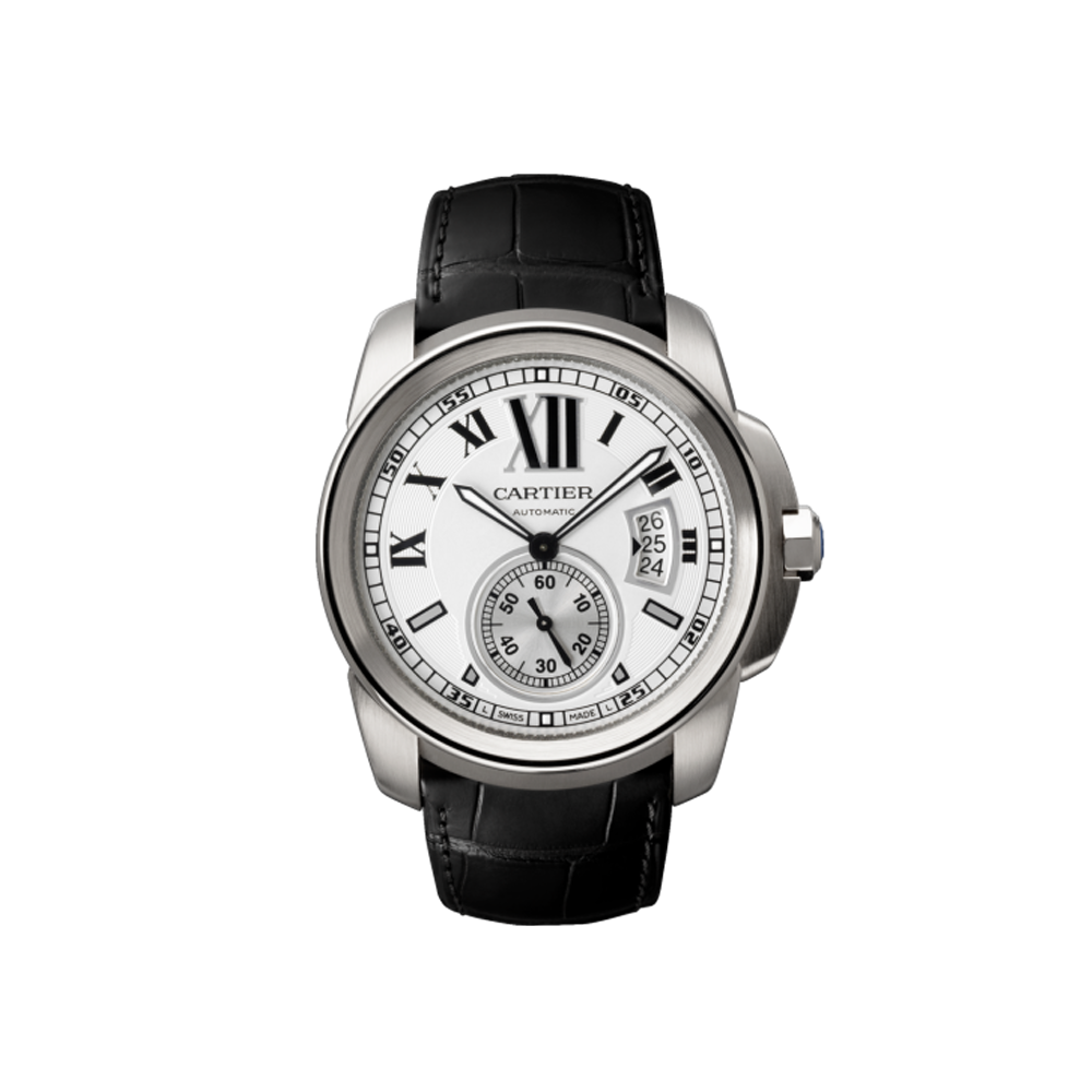 Cartier Calibre de Cartier Silver Dial Straps