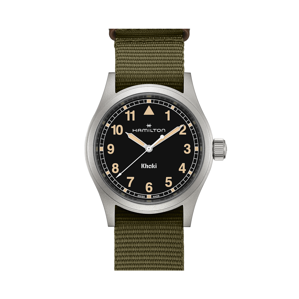 Hamilton Khaki Field Quartz 38 Stainless Steel / Black