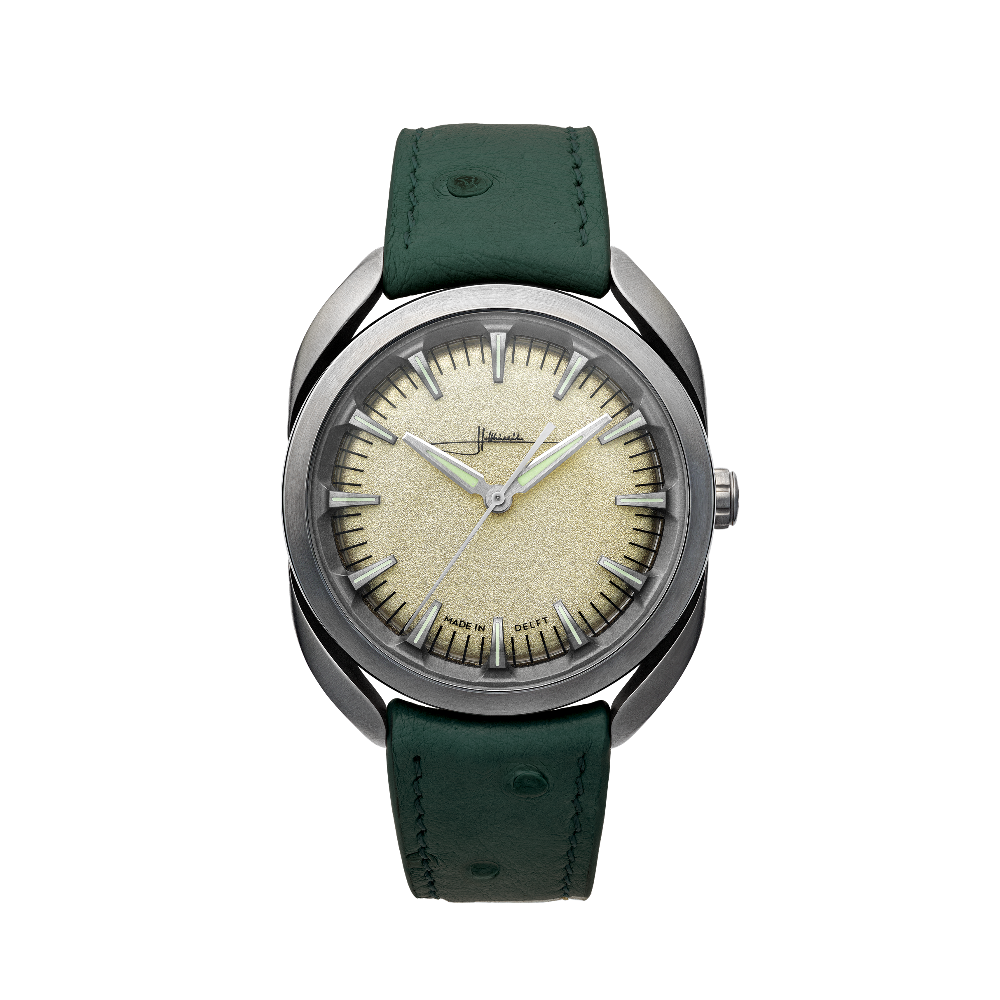 Holthinrichs 14k Pale Gold Natural/Cream Dial Straps