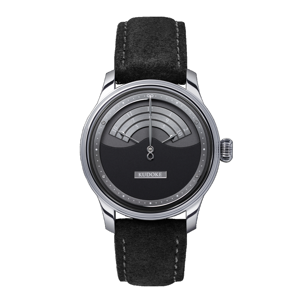 Kudoke 3 Black Black / Grey / Silver / White Dial Straps