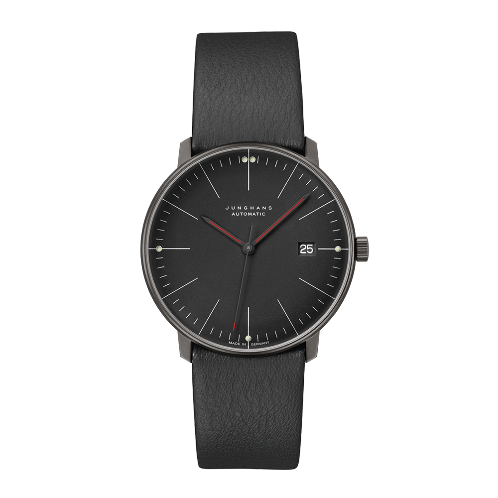 Junghans Junghans max bill Automatic Bauhaus Black Dial Straps