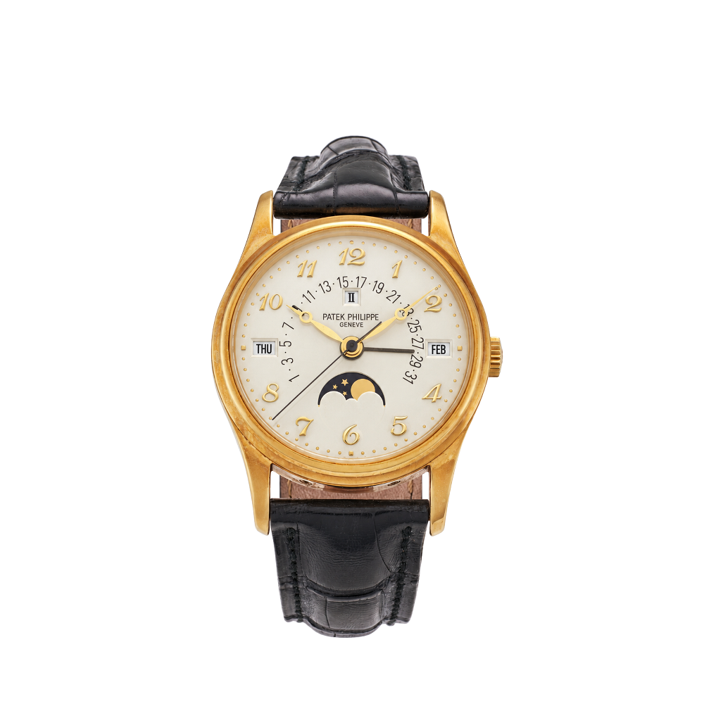 Patek Philippe Perpetual Calendar 5050 Yellow Gold / Silver Breguet