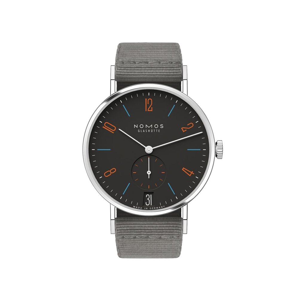 Nomos Tangente 38 Date Dunkelbunt