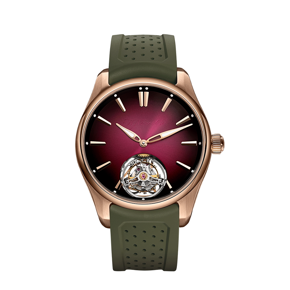 H. Moser & Cie Pioneer Tourbillon Burgundy