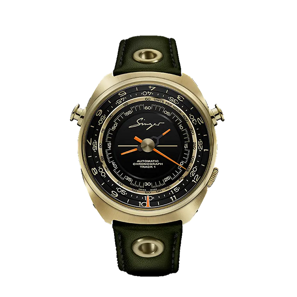 Singer Reimagined Geneva Edition 18K Yellow Gold Black Dial