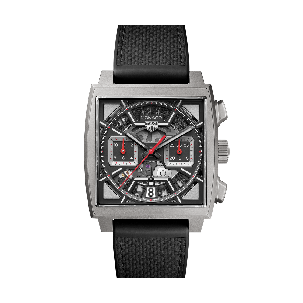 TAG Heuer TAG Heuer Monaco Chronograph - 39 mm - CBL2183.FT6236 Grey Dial Straps