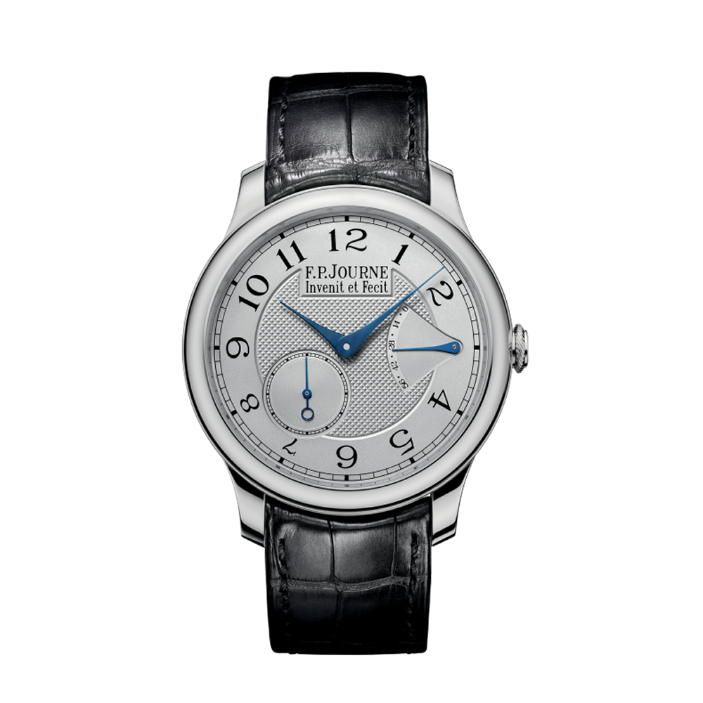 F.P. Journe Chronomètre Souverain 40 Platinum Guilloché Blue Hands