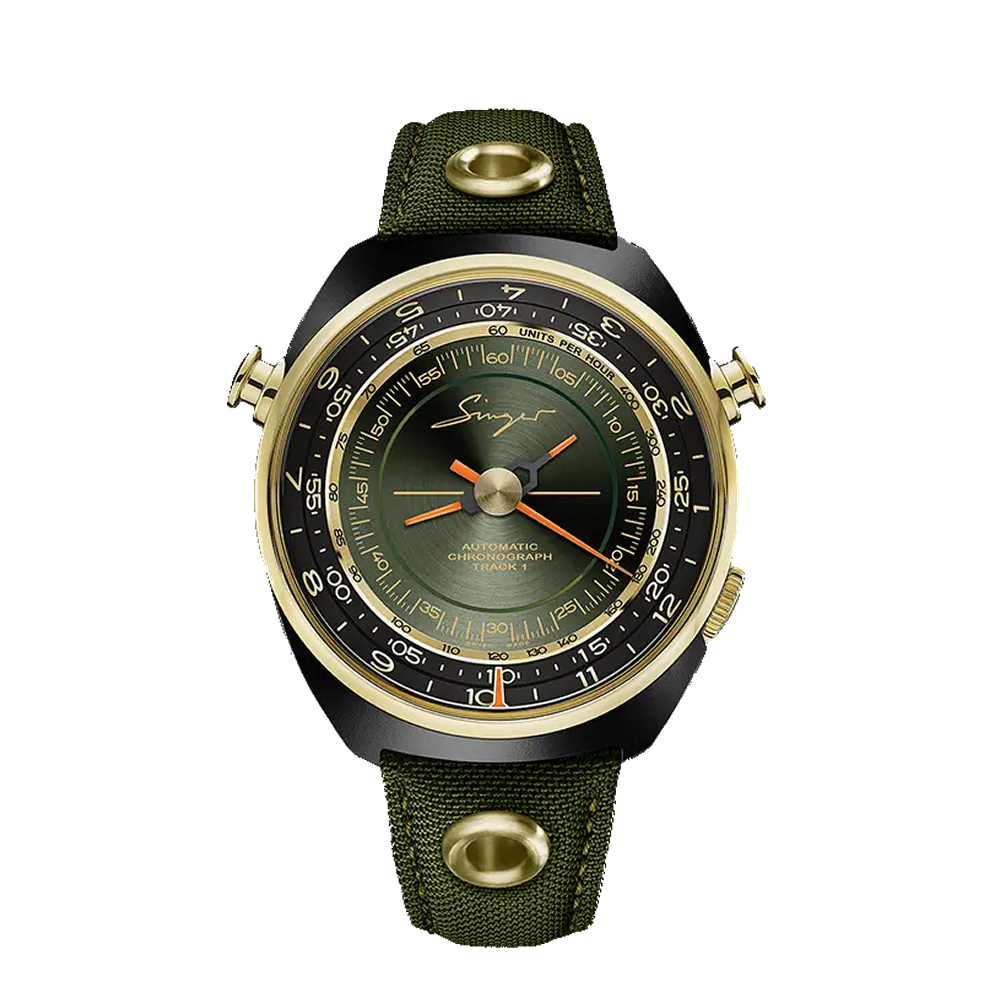 Singer Reimagined Emirates Edition Ceramic Aluminium and Gold ZrN