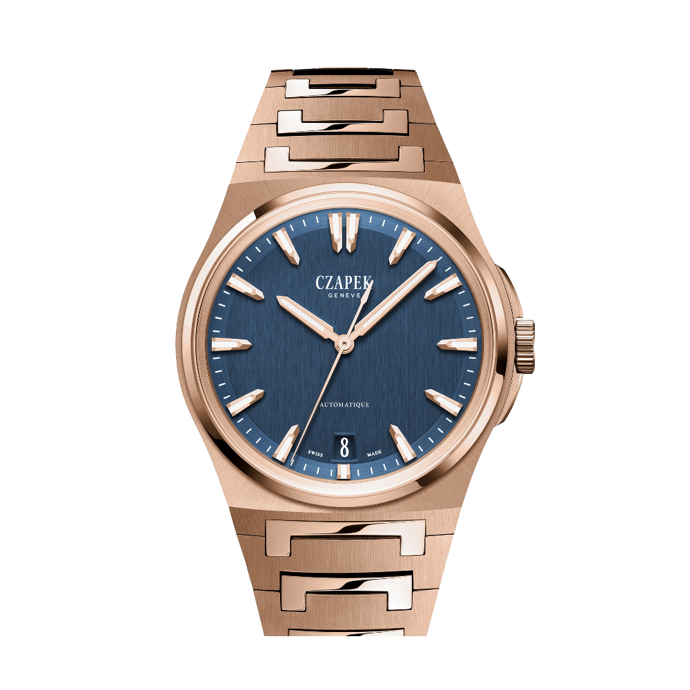 Czapek Mount Erebus Aqua Blue Full Rose Gold 5N