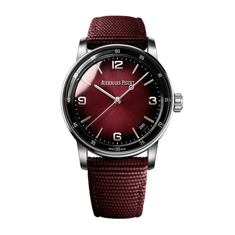 Audemars Piguet Automatic White Gold / Burgundy / Fabric