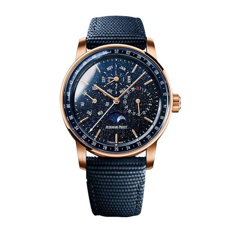 Audemars Piguet Perpetual Calendar Red Gold / Aventurine / Fabric