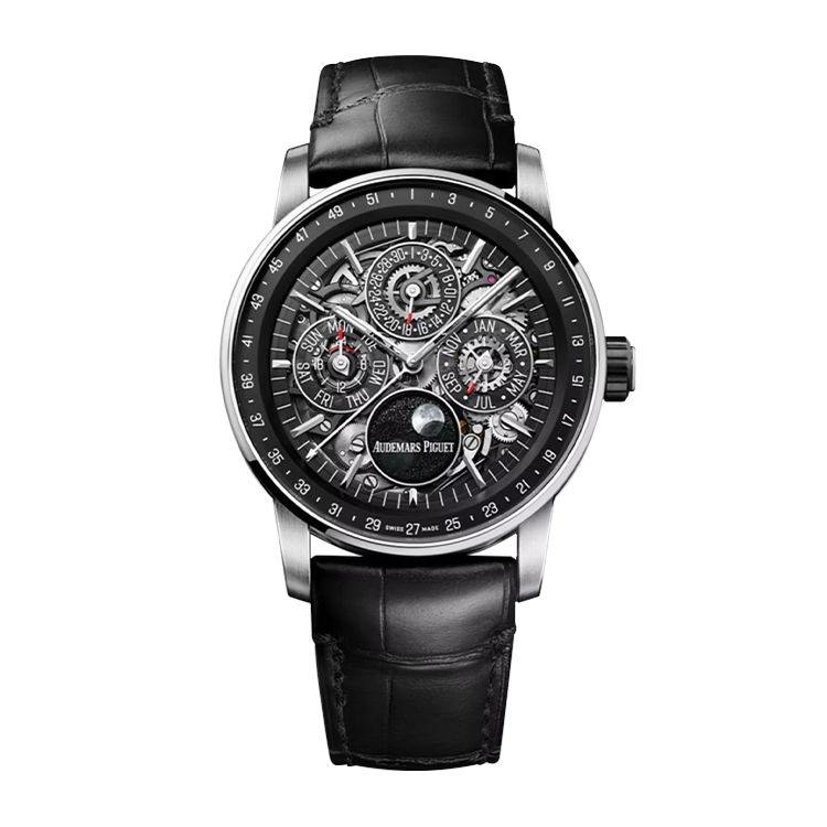 Audemars Piguet Perpetual Calendar Openworked White Gold - Black Ceramic