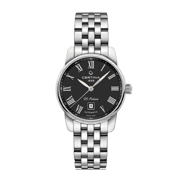 Certina DS Podium Automatic 29 Stainless Steel / Black / Bracelet