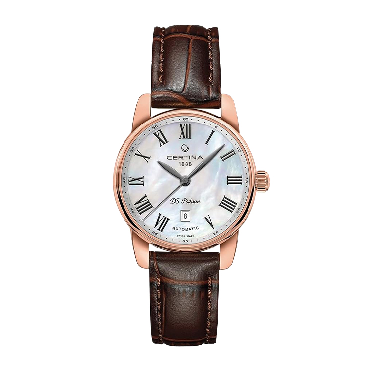 Certina DS Podium Automatic 29 Rose Gold PVD / MOP / Strap