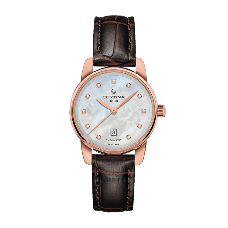 Certina DS Podium Automatic 29 Rose Gold PVD / MOP / Strap