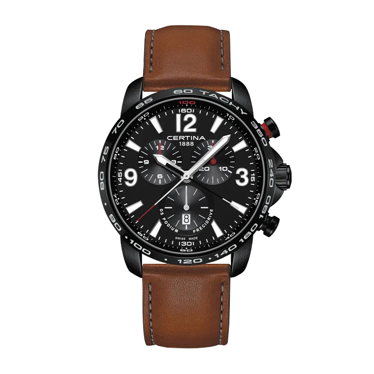 Certina DS Podium Big Size Chrono 1/100 Sec PVD