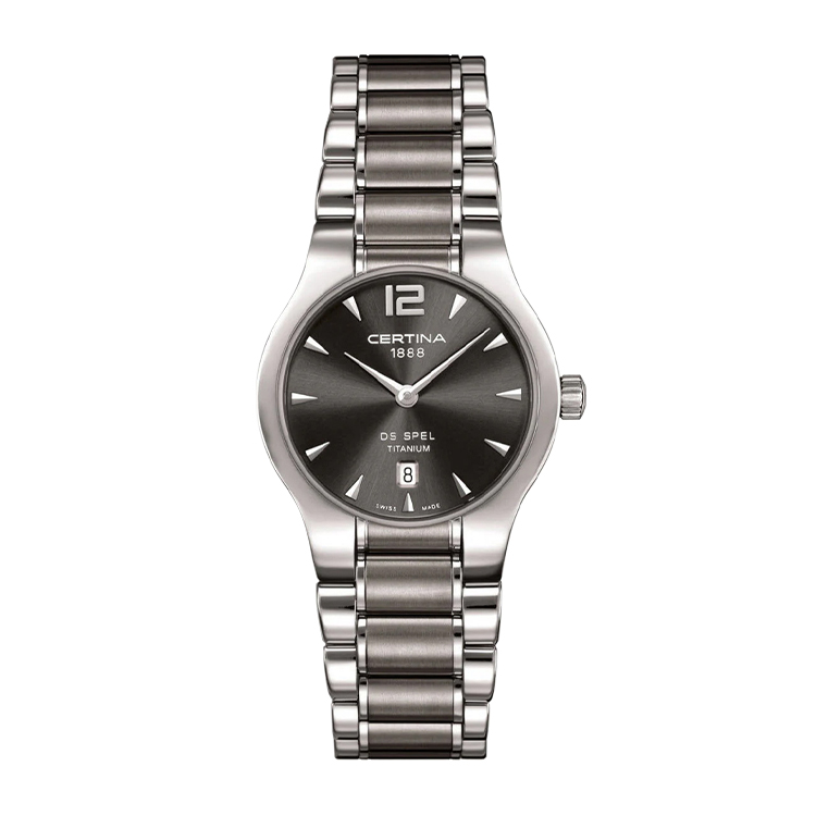 Certina DS Spel Lady Round Titanium Grey