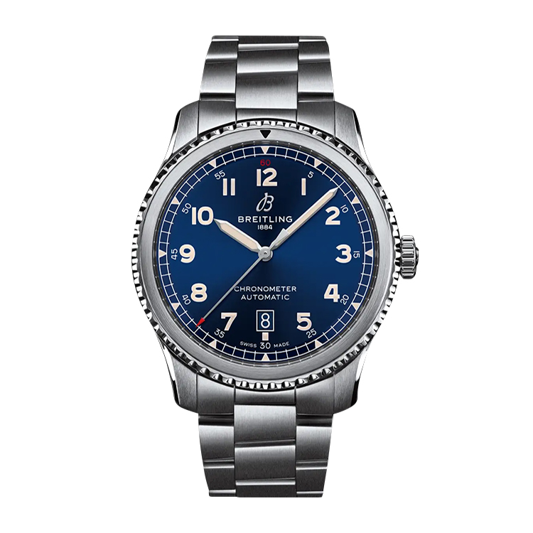 Breitling Automatic 41 Stainless Steel / Blue / Bracelet