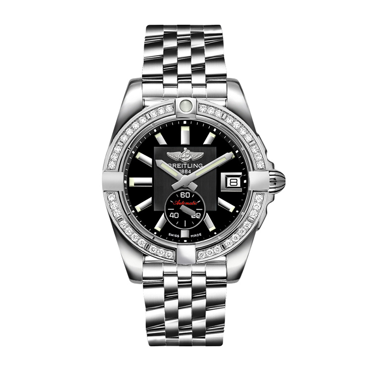 Breitling Automatic Stainless Steel / Diamond / Volcano Black Diamond
