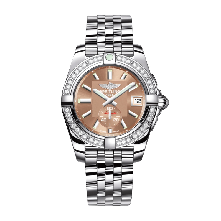 Breitling Automatic Stainless Steel / Diamond / Copperhead Bronze