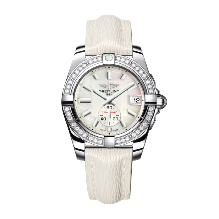 Breitling Automatic Stainless Steel / Diamond / Pearl / Sahara